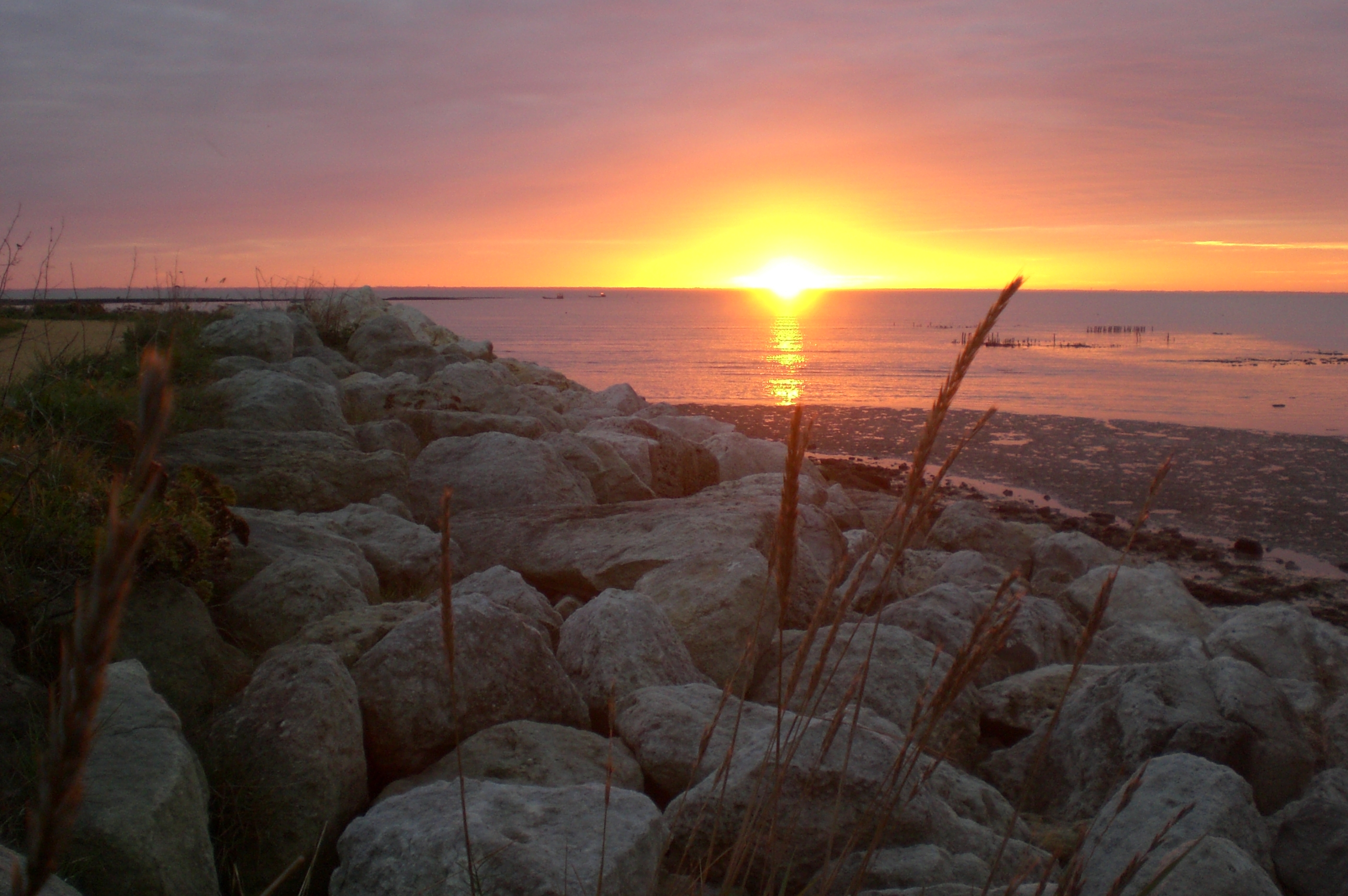 Coucher de soleil, un soir d’octobre…