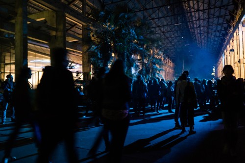 Nantes -Les Nefs – la nuit