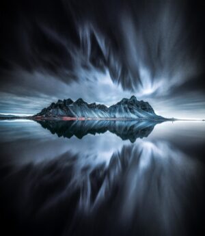 Vesturhorn Mountain Reflection – Iceland – Grafixart_photo